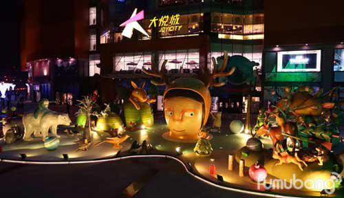 北京各大商场、购物中心圣诞节最美灯光设计集